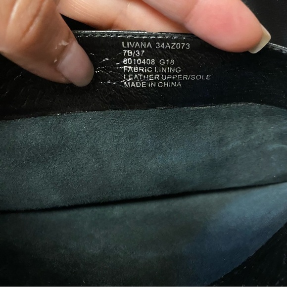 Bcbg MaxAzria  Over The Knee Tall Leather boots Block Heel Sz 7 Org 658$Livana - Picture 15 of 15